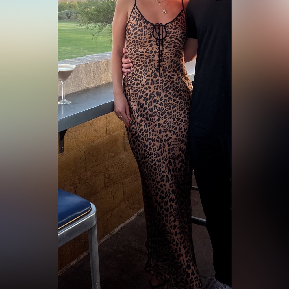 Rumored Cheetah Print Maxi Dress